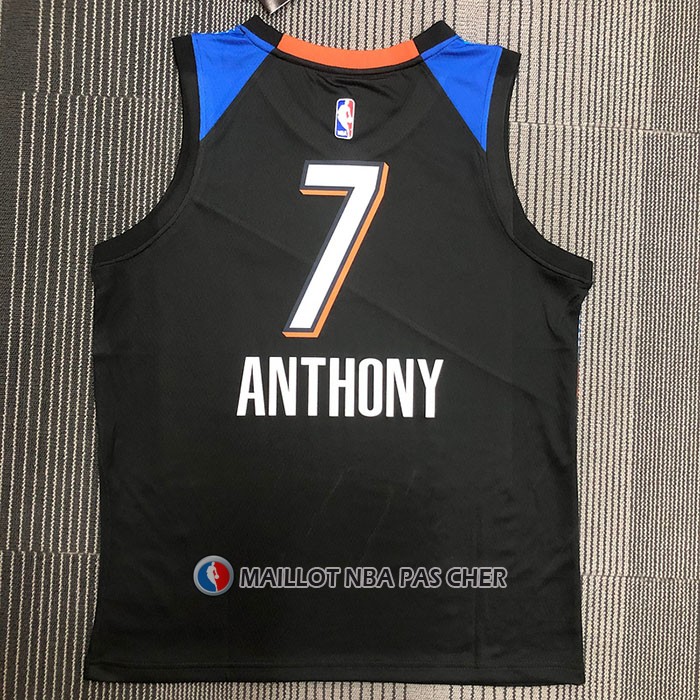 Maillot Oklahoma City Thunder Carmelo Anthony NO 7 Ville 2020-21 Noir